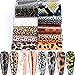 FUMIHIT Leopard Print Nail Foil Transfer Sticker Nail Art Supplies Leopard Skin Marble Pattern Nail Foils Nail Art Stickers Holographic Nail Transfer Foils for Nails Designs Manicure Tips (10 Sheets) - Image 2