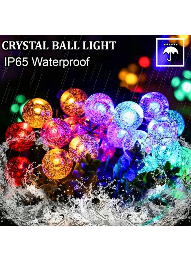 fizzytech أضواء خيط كرات الفقاعات الكريستالية من فيزيتيك لتزيين ديwali وعيد الميلاد (كريستال-10 متر 50 ليد متعدد الألوان) - Image 2