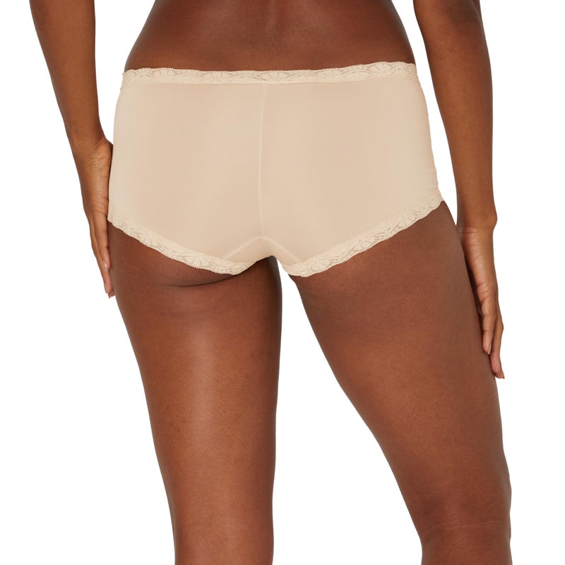 Maidenform Women's Underwear Boy Shorts Pack, 3-Pack, Microfiber Boy shorts Underwear Women Pack, Lace Panties for Women - Image 3