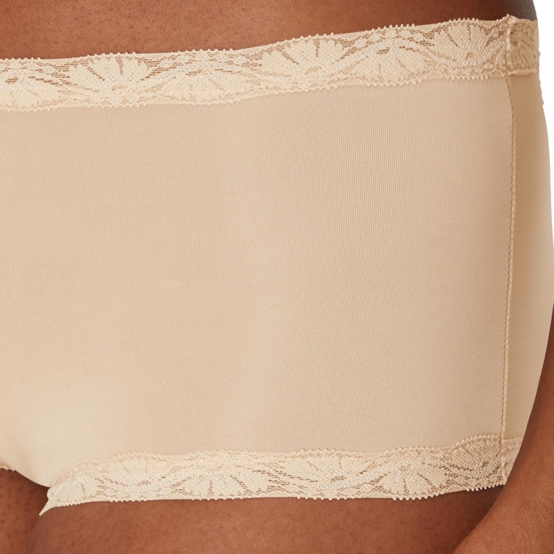 Maidenform Women's Underwear Boy Shorts Pack, 3-Pack, Microfiber Boy shorts Underwear Women Pack, Lace Panties for Women - Image 4