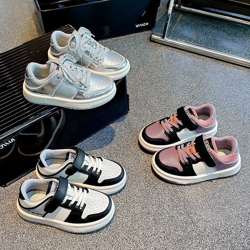 Aj Kidsren''s Low-Top Sneakers Girls'' Shoes 2026 Spring & Fall New Popular Boys'' Sports Shoes Baby Boys Spring - Image 2