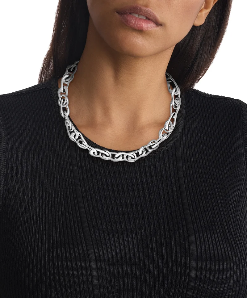 CALVIN KLEIN Chain Detailed Necklace