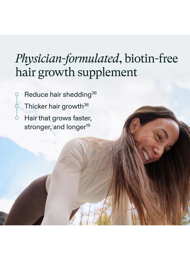 NUTRAFOL مكملات نمو الشعر للنساء، للنساء من 18-44 سنة، مختبرة سريرياً لشعر أكثر كثافة وقوة، مكونات نباتية 100%، موصى بها من قبل أطباء الجلد - إمداد لمدة شهرين - Image 3