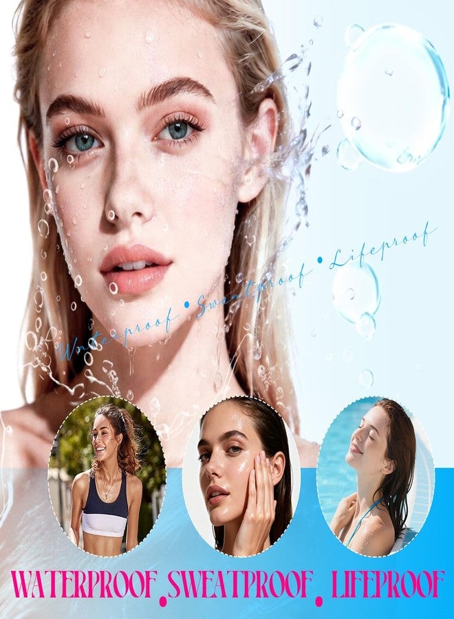 ARISON LASHES Lash Cluster Glue Sensitive Eyelash 2-3s Drying Waterproof Colorful Lashes Glue Individual Long Lasting DIY Lashes Extension Strong Hold-for Using at Home or Salon(3ml-Light Blue) - Image 3