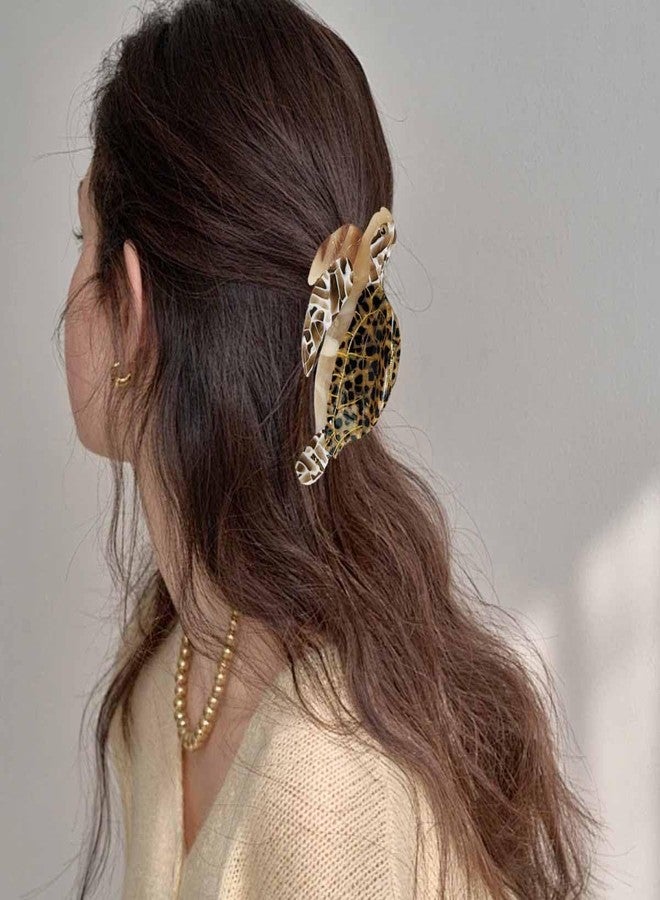 KuuGuu Brown Sea Turtle Hair Clip Novelty Acetate Hair Claw Clip Large Aquatic Animal Cute Barretttes Fashion Non-slip Headdress Elegant Sea Turtle Hair Accessories Novelty Hairpin Decoration for Women Girls - Image 5