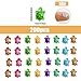 HETRUUOP 200PCS Mini Turtle Decor for Dollhouse Resin Tiny Turtles for Crafts Micro Miniature Turtle for Fairy Garden Dollhouse Micro Landscaping Decoration - Image 4