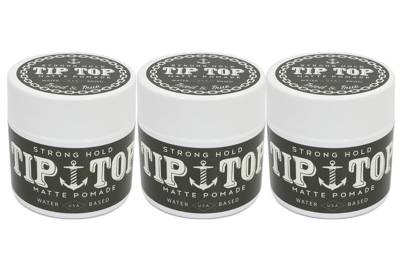 Tip Top Matte Water Based Strong Hold Pomade 425oz Pack Of 3