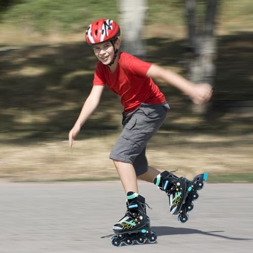Janplay Inline Skates for Kids and Teens Ages 4-16, All 8 Wheels of Inline Roller Skates Light Up, Safe and Fun Illuminating for Outdoor Indoor Sports - Image 5