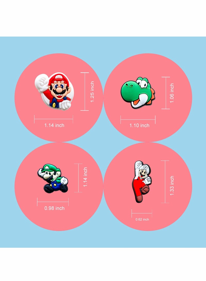 Excefore Shoe Decoration Charms 25 Pcs Croc Pins Sandals Buckle Party Birthday Gift Bracelet Wristband Decorations for Adult Men Women Kids - Image 4