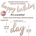 Aonor Rose Gold Happy Birthday Decorations Glittery Rose Gold Happy Birthday Banner and Tissue Paper Tassels Garland for Birthday Party Decorations - Image 2