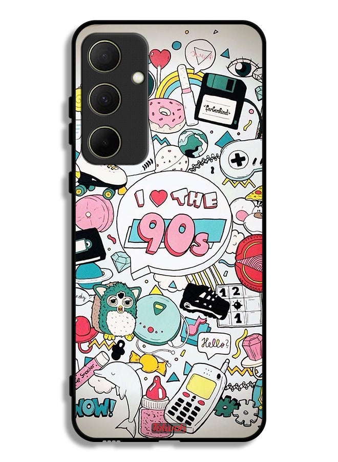 Samsung Galaxy A35 5G Protective Case Cover I Love The 90s