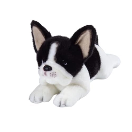 CU-MATE CUMATE 157 French Bulldog Dog Stuffed Animal SimulationRealistic Lifelike Soft Handmade Lying Dog Plush Toy Puppy Present Gift for Boys and Girls - Image 1