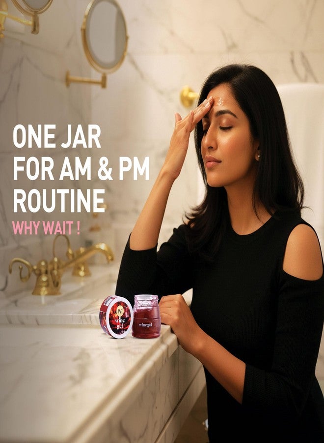 دبليو2 جل W2 برائحة النبيذ 200 غرام | جل مرطب للوجه بخلاصة العنب ومستخلصات الأيورفيدا | جل منعش وغير دهني لبشرة متألقة وناعمة ومنتعشة | مناسب لجميع أنواع البشرة | للرجال والنساء - Image 4