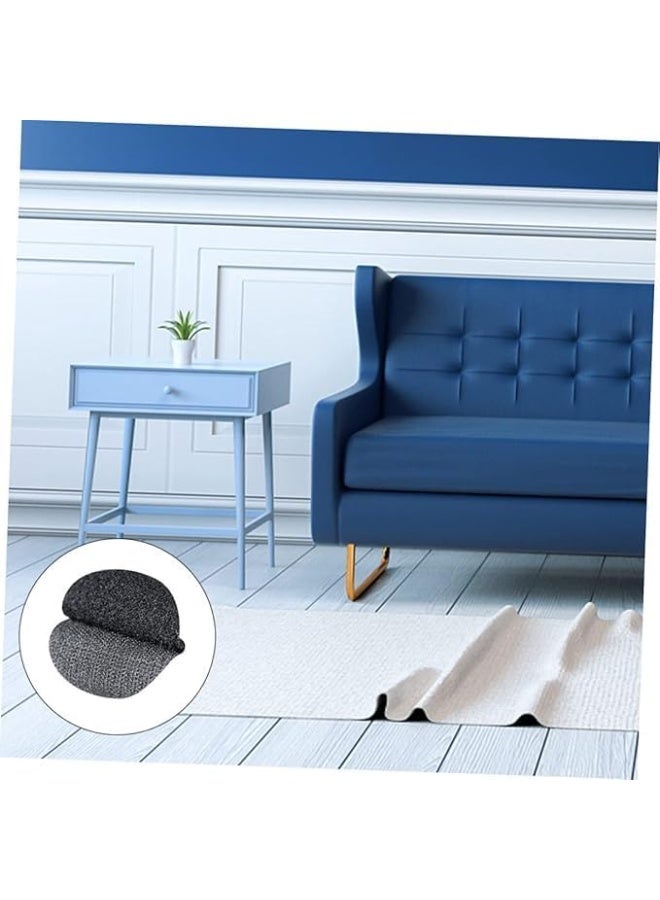 Anti-Slip Rug Stickers, Black Heart-Shaped Grippers, Strong Load-Bearing Capacity - Image 2