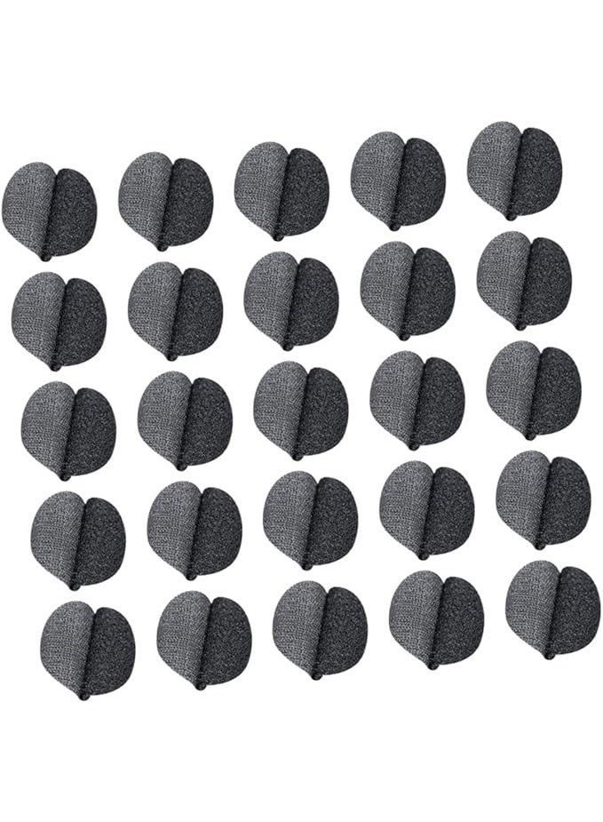 Anti-Slip Rug Stickers, Black Heart-Shaped Grippers, Strong Load-Bearing Capacity - Image 4