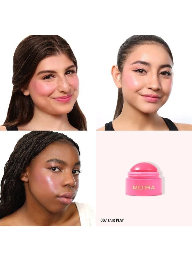 Moira Soft Blush Balm 007 Fair Play 8.5g - Image 2