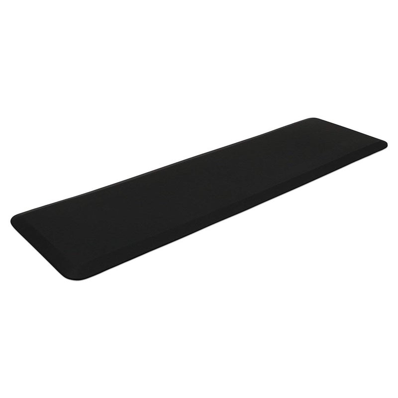 GelPro NewLife by GelPro AntiFatigue Nonslip 12 Thick Hard Floor Utility Mat for Garage Patio and Kitchen 20 x 72 Leather Grain Black 