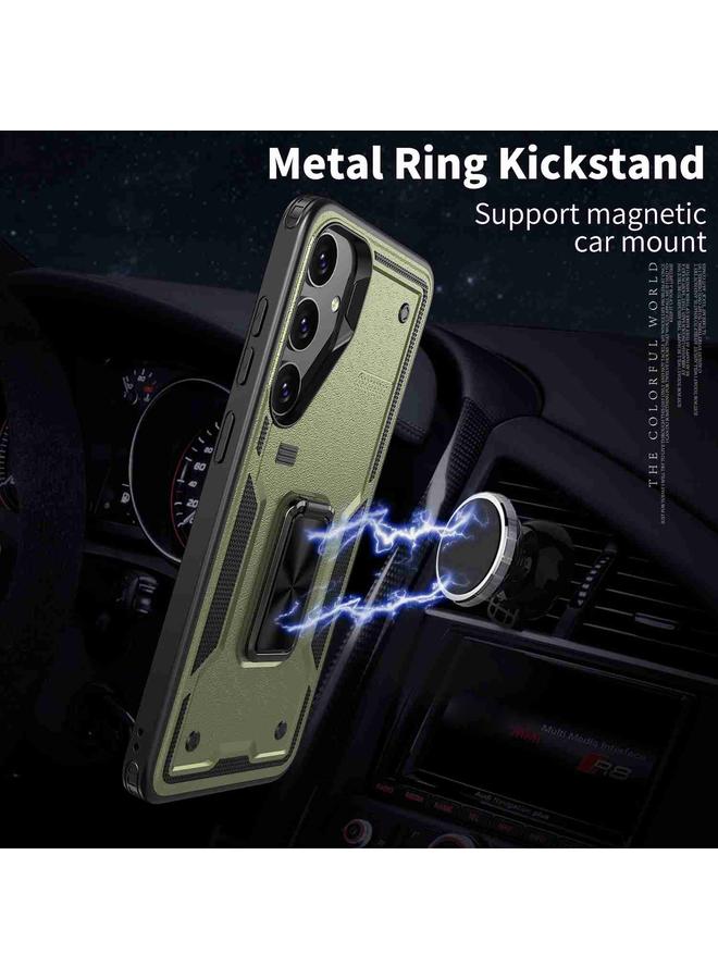 اس-توب جراب لهاتف Samsung Galaxy S24 FE 5G مع حامل حلقي من مادة TPU الهجينة - Image 2