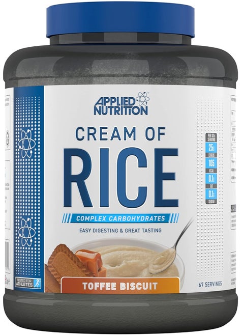 Cream Of Rice, Toffee Biscuit Flavor, 2Kg, 67 Serving