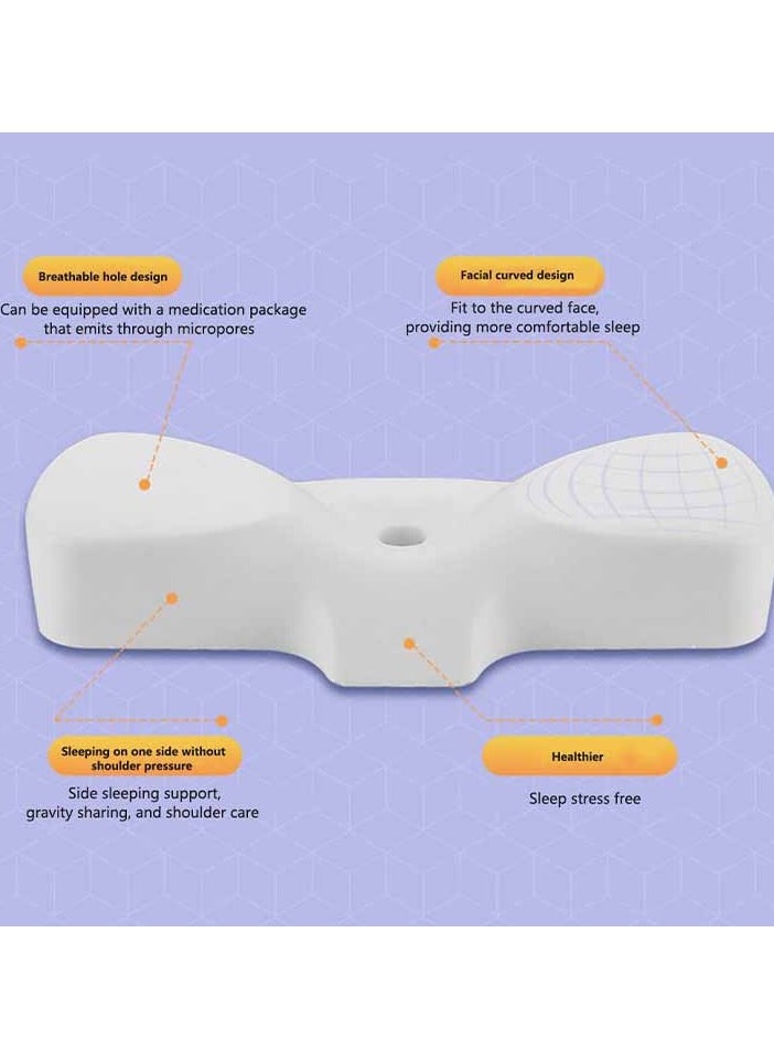 Arabest Pillow, Memory Foam Pillow, Neck Pillow, Sleeping Bed Pillow Ergonomic Cervical Pillow, Side Sleeper Back Sleeper Stomach Comfort Orthopedic Pillow  - Image 3