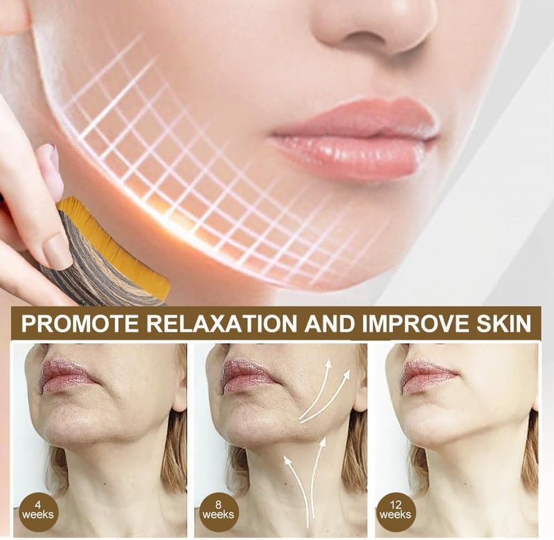 piercing 2Pcs Lymphatic Contour Face Brush, Face Brush, Contour Brush Soft Bristle Face Massager For Daily Lymphatic Designed for The Face Gentle Enough for Daily Use ﻿ - Image 3