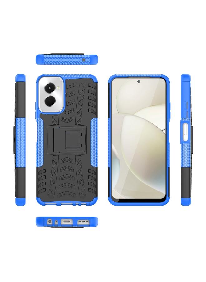 S-TOP Case For Motorola Moto G Power 5G 2024 Tire Texture TPU + PC Phone Case with Holder - Image 2