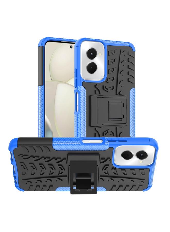 S-TOP Case For Motorola Moto G Power 5G 2024 Tire Texture TPU + PC Phone Case with Holder - Image 1