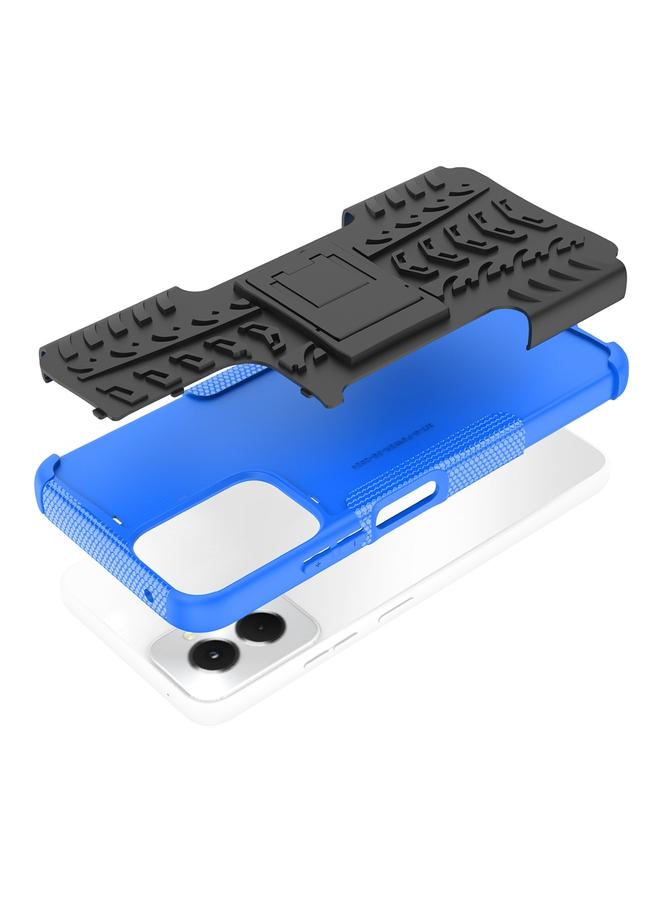 S-TOP Case For Motorola Moto G Power 5G 2024 Tire Texture TPU + PC Phone Case with Holder - Image 3