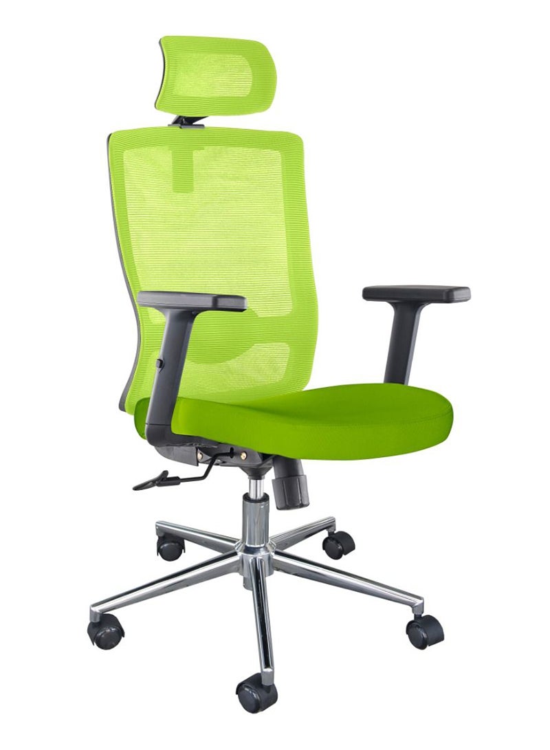 Mahmayi Mahmayi SleekLine T01B High Back Ergonomic Office Mesh Chair - Green  - Image 1