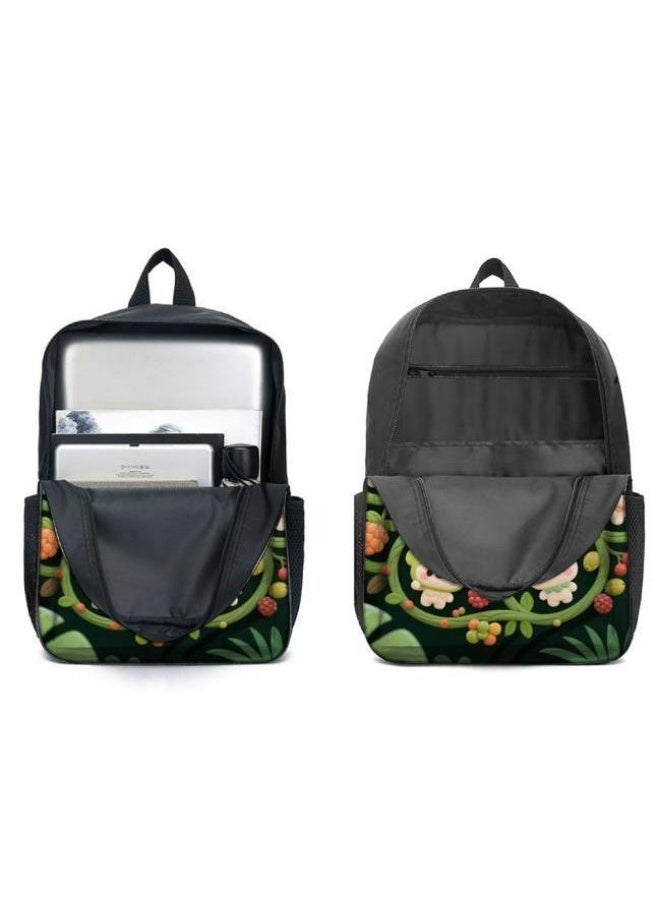 [Super new special offer] Cartoon theme bag three-piece set | double-shoulder + hand-held + storage pen bag | gift self-use good-looking - 412  - Image 4