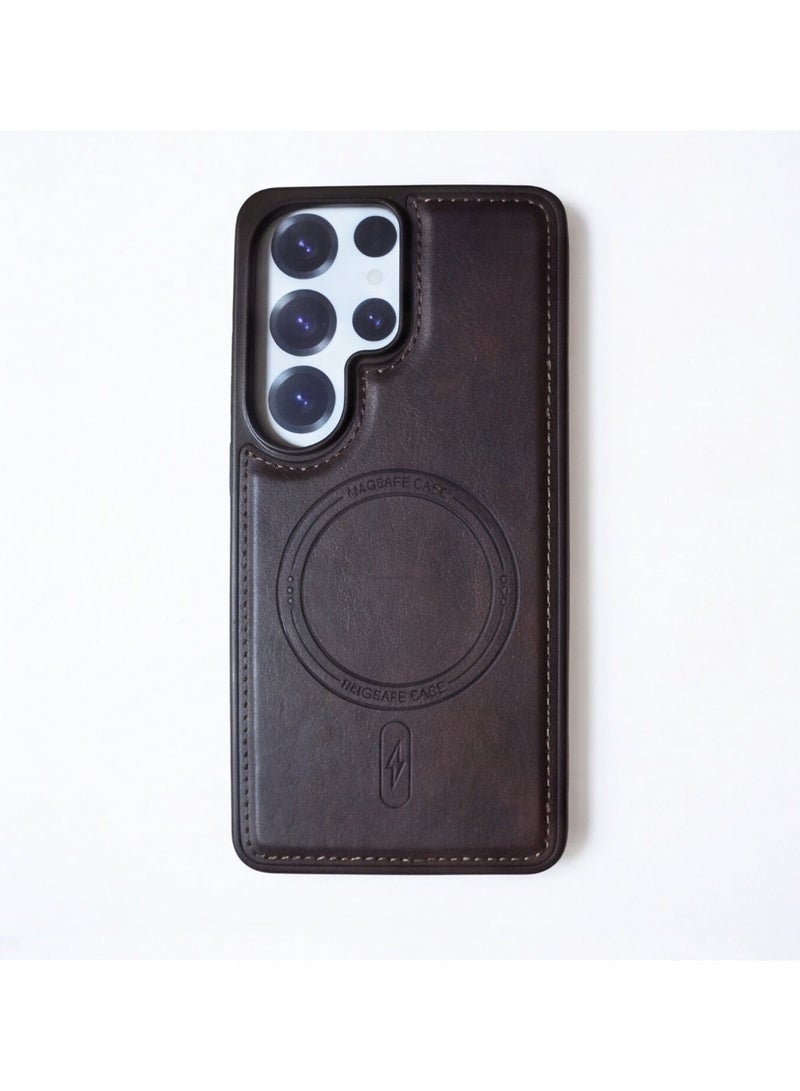 HDD 2-in-1 Magnetic MagSafe Leather Case with Detachable Card Holder Wallet for Samsung Galaxy S26 Ultra - Image 2
