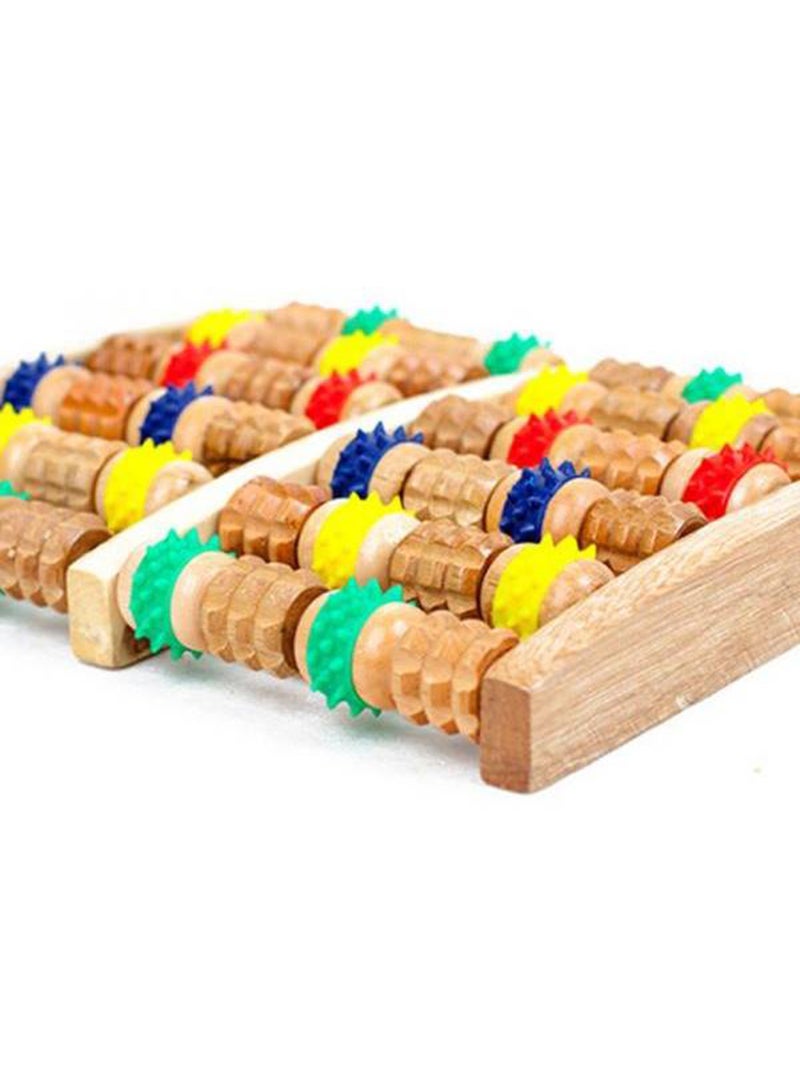 إسكدنيا أداة تدليك القدم للعلاج بالإبر مزودة ببكرة خشبية - Image 3