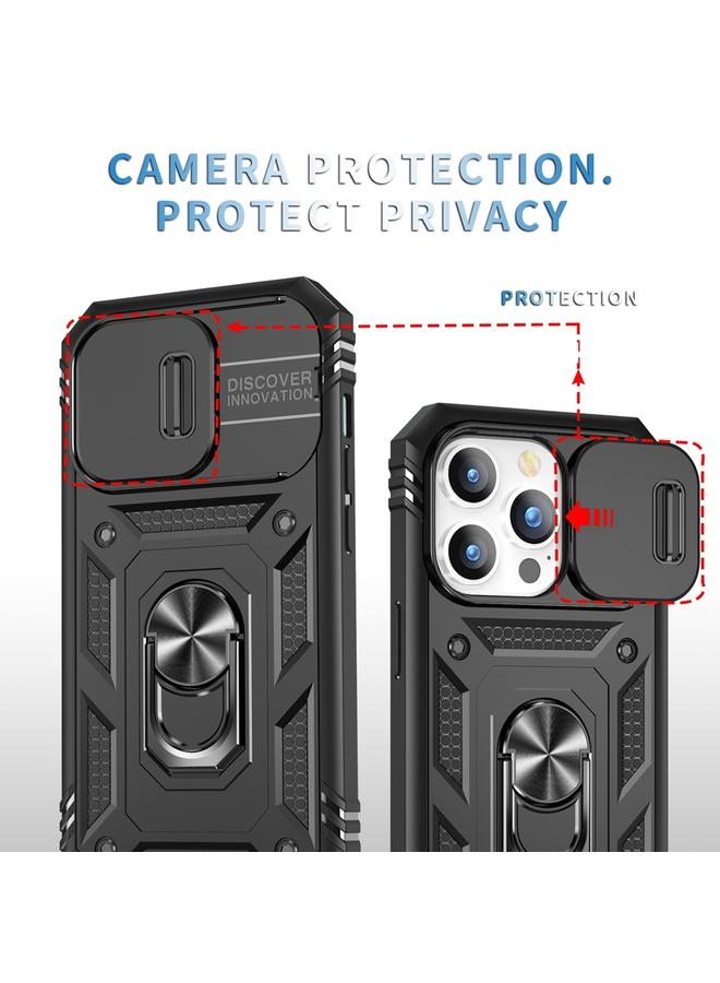 S-TOP Case For iPhone 15 Pro Max Sliding Camshield Holder Phone Case - Image 4