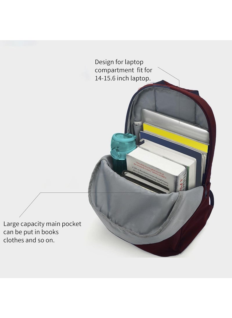 Cougar - COUGAR-EGY Laptop Backpack Slim Laptop Backpack for School and Travel Laptop Backpack, Laptop bag for Business Travel College Women Men Unisex Model: s36 (red) - Image 1