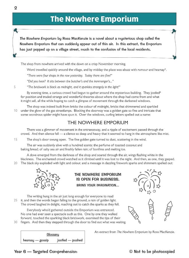 null - New KS2 English Targeted Question Book: Year 6 Reading Comprehension - Book 2 (with Answers) - Image 1