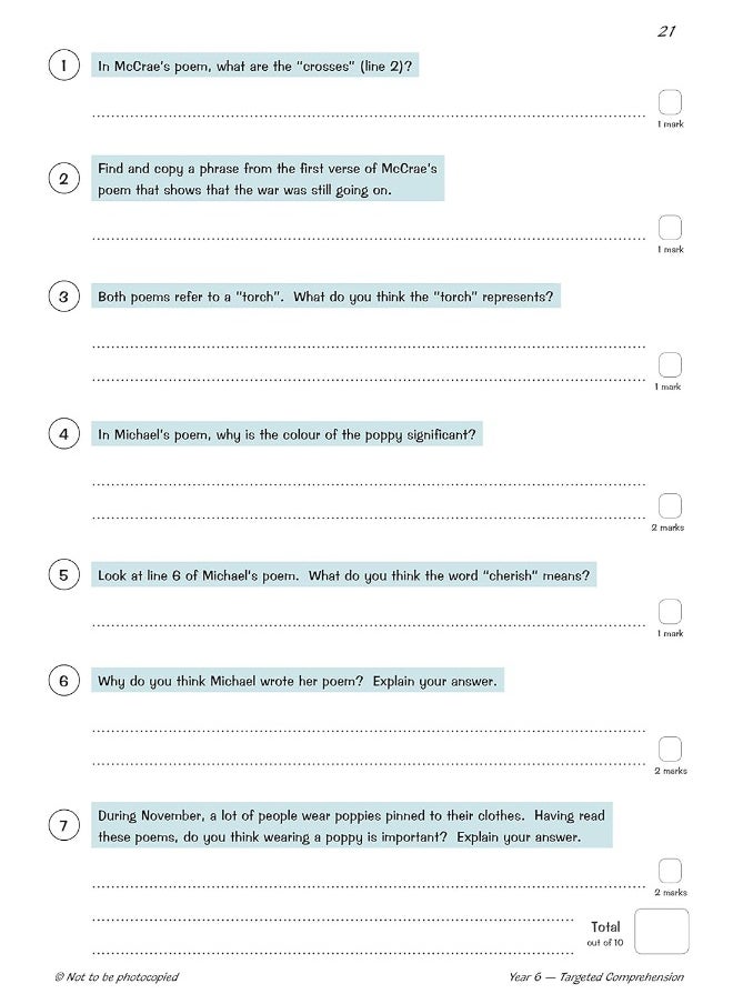 null - New KS2 English Targeted Question Book: Year 6 Reading Comprehension - Book 2 (with Answers) - Image 1