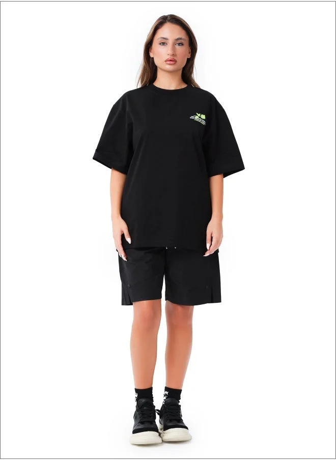 Tanjim Squad  TANJIM SQUAD - DANCING SKELETON WOMENS T-SHIRT BLACK for Women | Best Price UAE