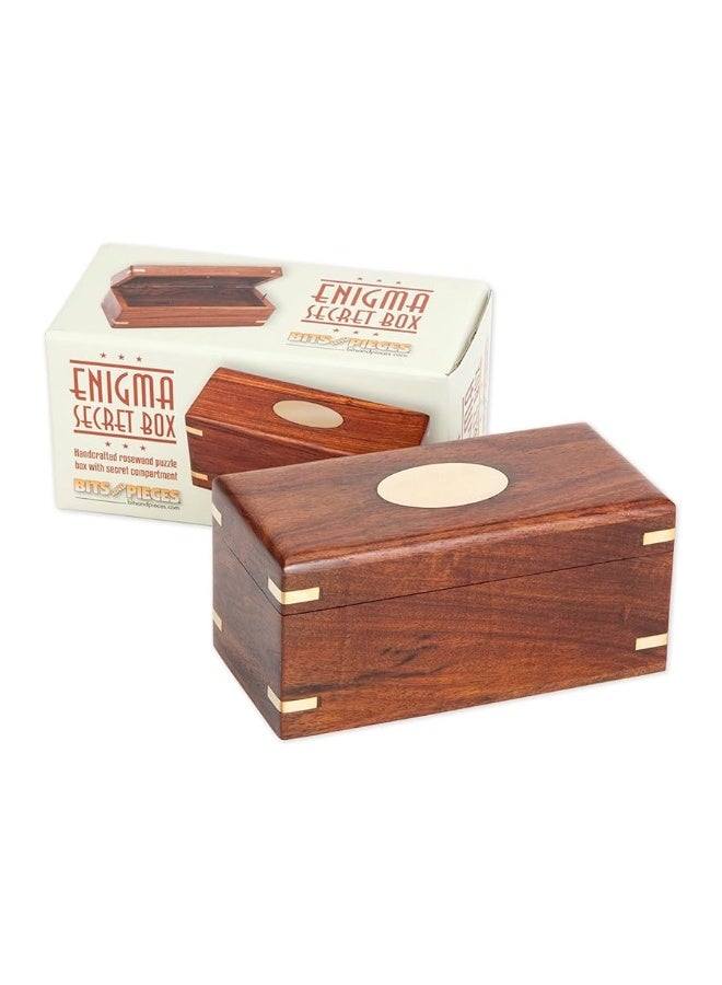 Bits and Pieces Bits and Pieces - Secret Enigma Puzzle Box - Camouflage Your Cash Money Holder - Brain Teaser - Wooden Secret Compartment Brain Game  - Image 5