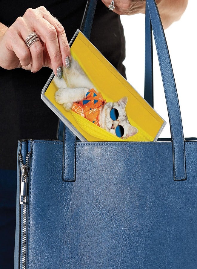 كارانت مفكرة جيبية ودفتر ملاحظات بتصميم قطط من كاتيتيودز لعام 2026، مقاس 3.5 بوصة × 6.5 بوصة عند الإغلاق، تقويم شهري مزين بالزهور بجودة المكتبات، يحتوي على 30 صفحة للملاحظات، مناسب للمطبخ والمكتب. - Image 4