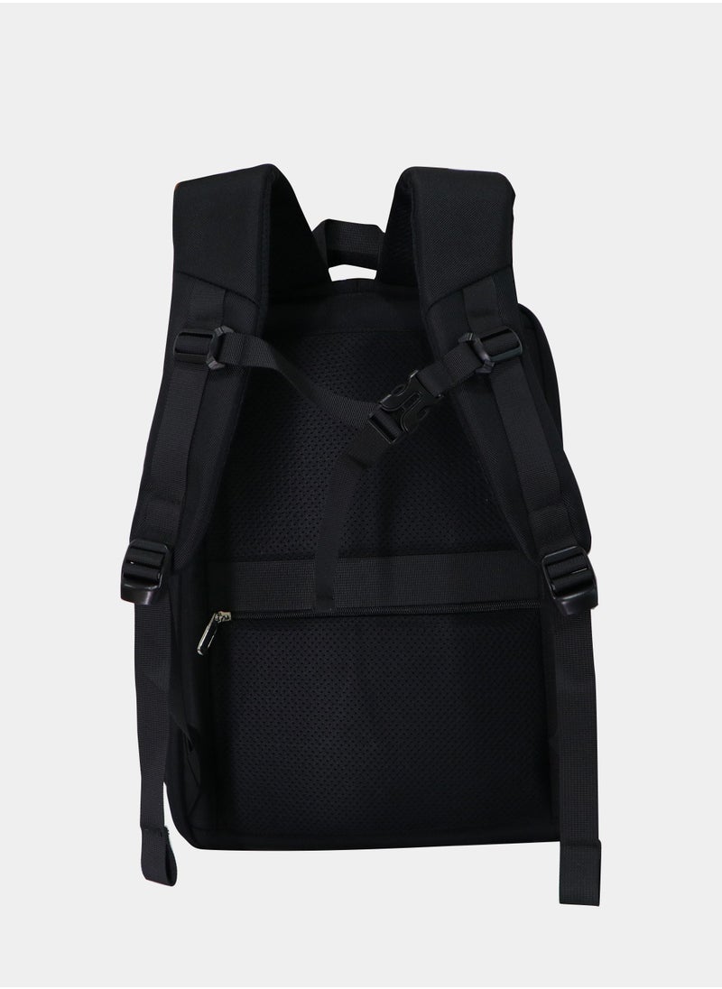 pierre cardin - Extra Large Premium Travel Laptop Backpack 18.5 Inch, Business Bag with USB Charging Port and Earphone Jack, Water Resistant College Backpack for Men - Image 1