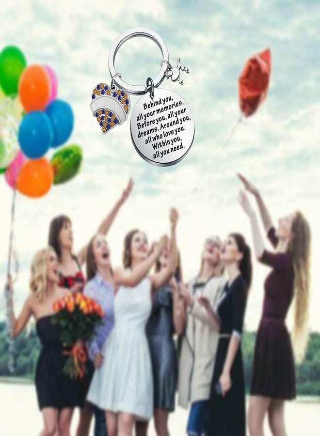 FEELMEM Sigma G Rho Sorority Keychain Behind You All Your Memories Keychain Inspired Greek Sorority Jewelry - Image 5