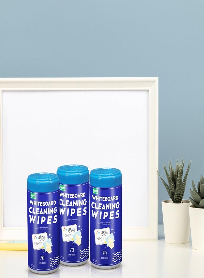 Sacubee 6 Pcs Siifert 10 Pack 700 Pcs Whiteboard Cleaning Wipes Disposable Whiteboard Dry Erase Wipes for Cleaning Markers Home Classroom School Office, 4 x 5.5 Inch, 70 Count Per Pack - Image 4