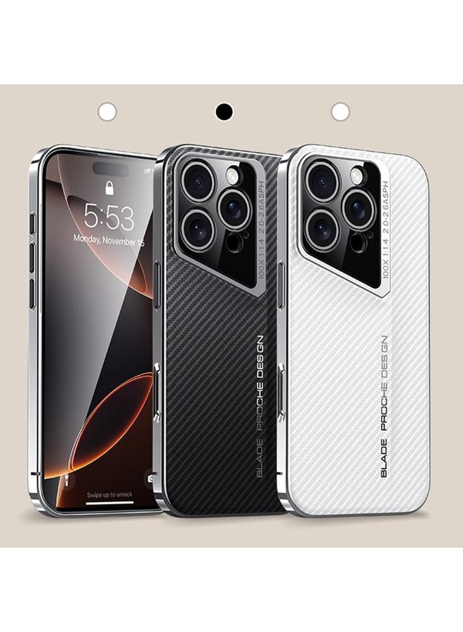 اس-توب جراب لهاتف iPhone 13 Pro مصنوع من ألياف الكربون والكمبيوتر الشخصي - Image 2