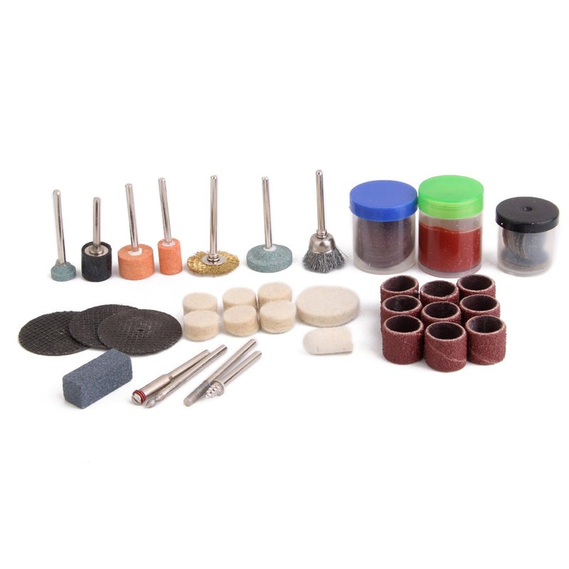 Cutting Grinding Electric Polishing Engraving Drill Bits Rotary Set-105 Pieces,Round  - Image 1