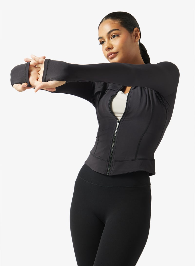 FRWD Zip Up Sculpting Seamless Training Jacket - Image 1