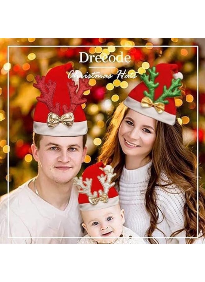 FAM 2-Piece Christmas Hat - Reindeer Hats For Adults - Christmas Reindeer Hat - Christmas Party Supplies – Santa Hat/Cap For Christmas – Christmas Party Hat For Christmas Party Favors  - Image 4