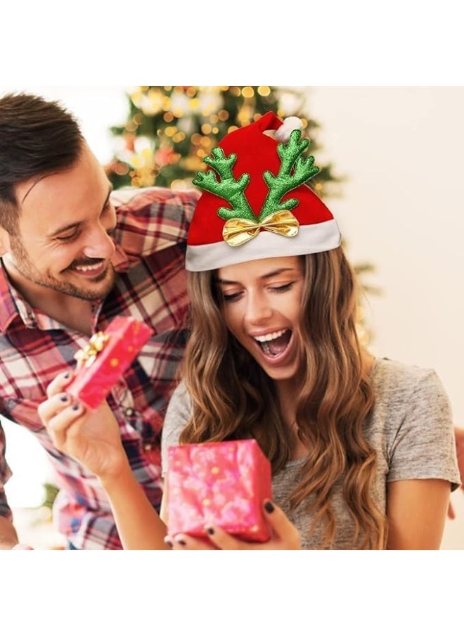 FAM 2-Piece Christmas Hat - Reindeer Hats For Adults - Christmas Reindeer Hat - Christmas Party Supplies – Santa Hat/Cap For Christmas – Christmas Party Hat For Christmas Party Favors  - Image 5