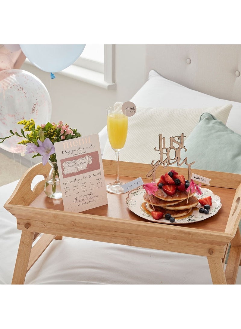 Ginger Ray Breakfast Bed Table Decoration Set Best Mum Ever - Image 4