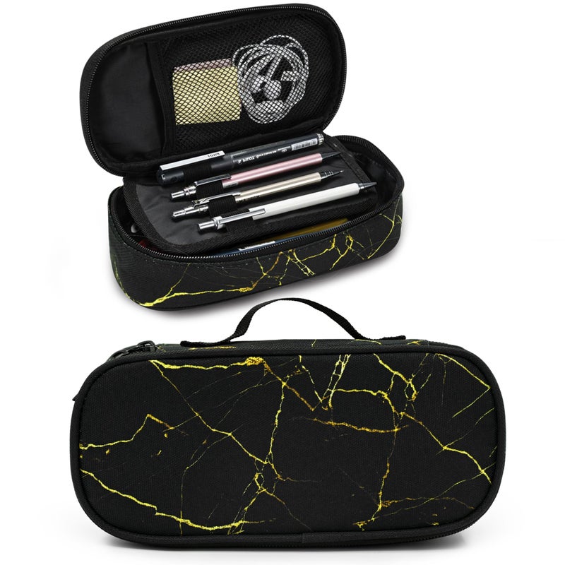 Droerfes Marble Pencil Case Pencil Pouch Large Capacity Pen Bag School Office Organizer Stationery Storage Box For Girls Boys Teen Kids