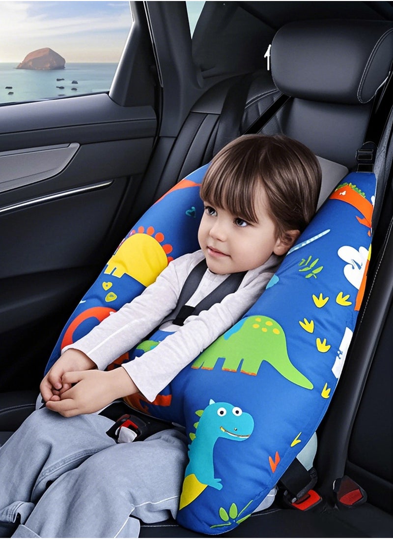 URbazaar Car Travel Pillow Soft Neck Pillow for Head and Body Support Kids Adult Seat Belt Pillow Breathable Aircraft Travel Pillow for Long-Distance Travel  - Image 5